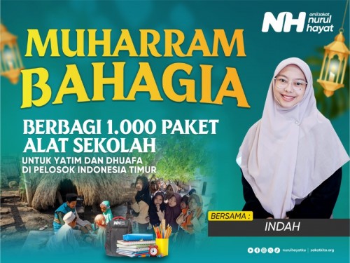 Sedekah Alat Sekolah Yatim Bersama Indah